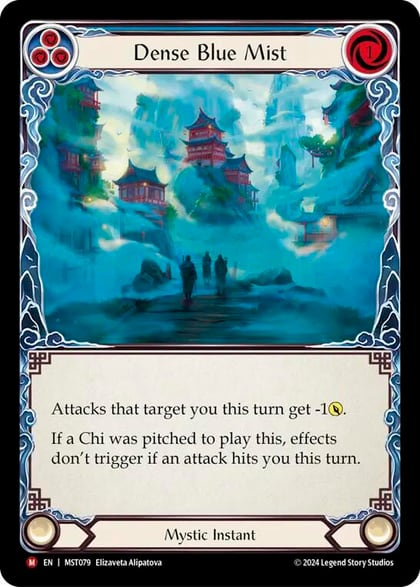 Dense Blue Mist, Part the Mistveil MST079