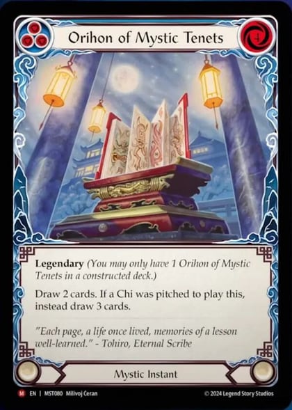 Orihon of Mystic Tenets, Part the Mistveil MST080