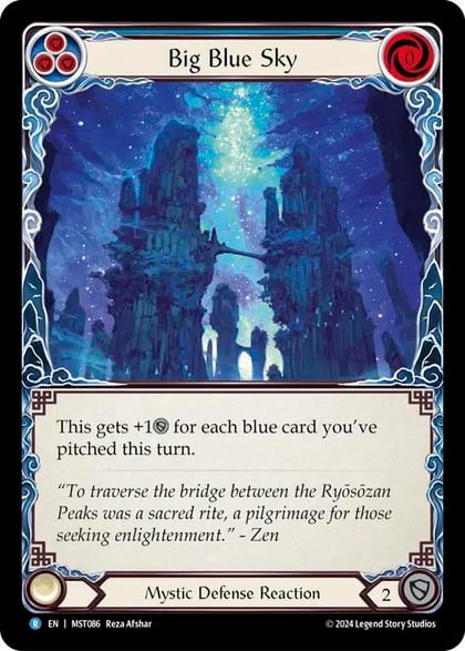 Big Blue Sky, Part the Mistveil MST086