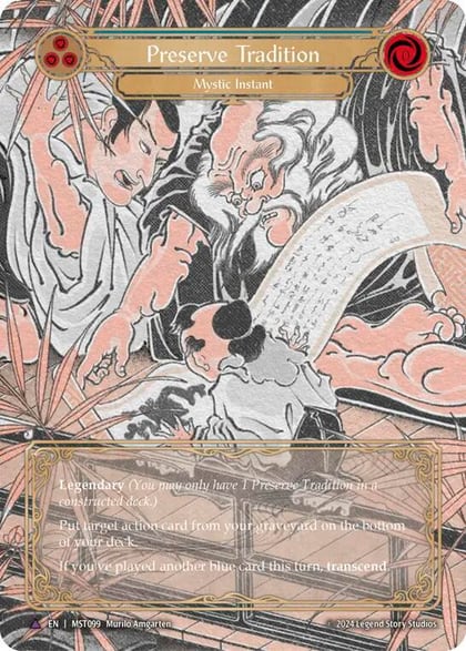 Preserve Tradition // Inner Chi (Marvel), Part the Mistveil MST099
