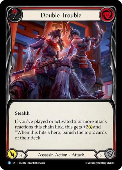 Double Trouble (Red), Part the Mistveil MST112