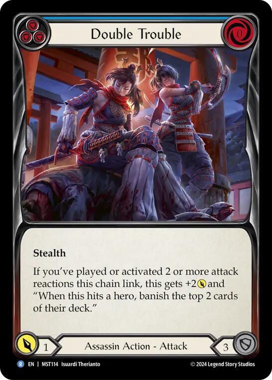 Double Trouble (Blue), Part the Mistveil MST114