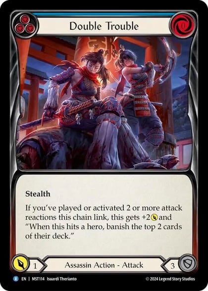 Double Trouble (Blue), Part the Mistveil MST114