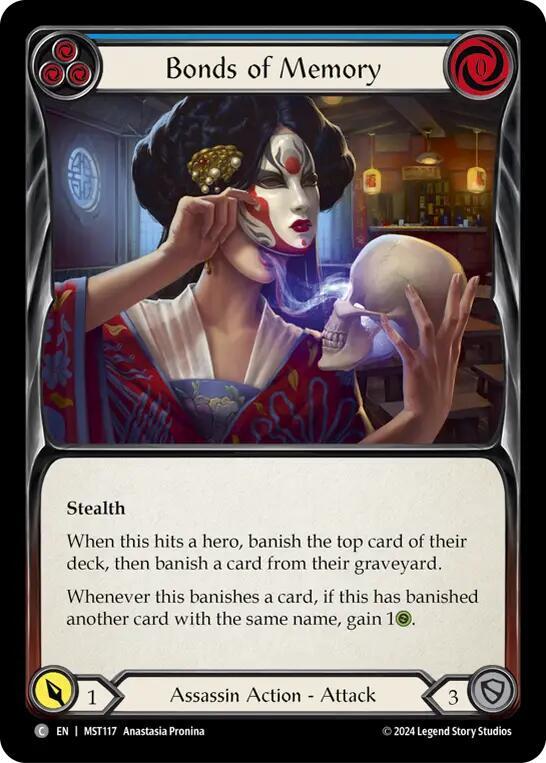 Bonds of Memory (Blue), Part the Mistveil MST117