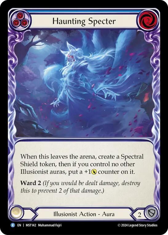 Haunting Specter (Blue), Part the Mistveil MST142