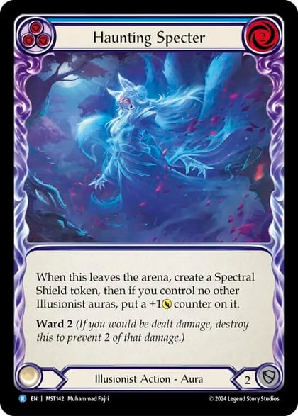 Haunting Specter (Blue), Part the Mistveil MST142
