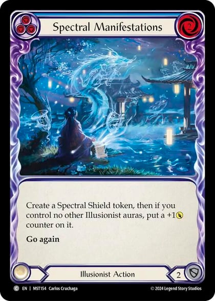 Spectral Manifestations (Blue), Part the Mistveil MST154