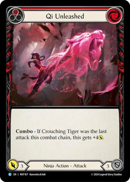 Qi Unleashed (Red), Part the Mistveil MST167