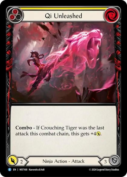 Qi Unleashed (Yellow), Part the Mistveil MST168