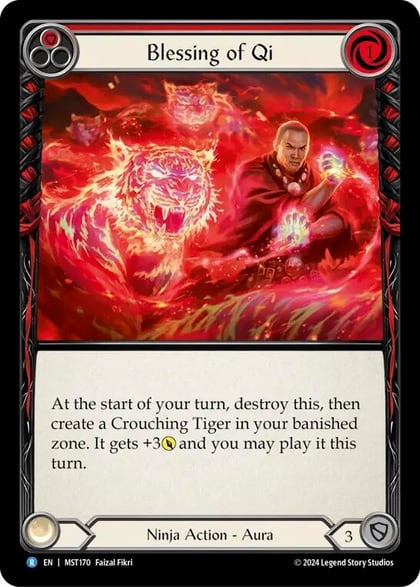 Blessing of Qi (Red), Part the Mistveil MST170