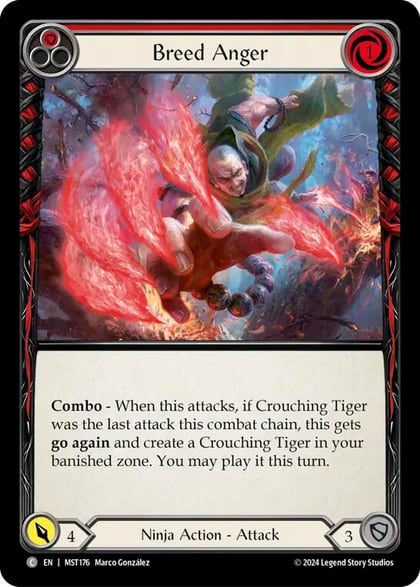 Breed Anger (Red), Part the Mistveil MST176
