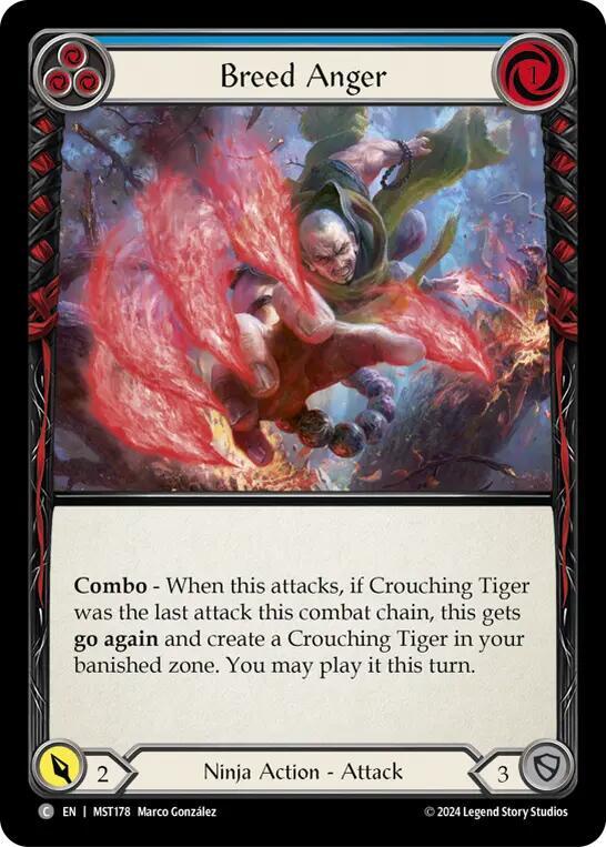 Breed Anger (Blue), Part the Mistveil MST178