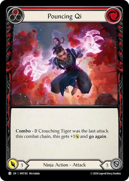Pouncing Qi (Red), Part the Mistveil MST182