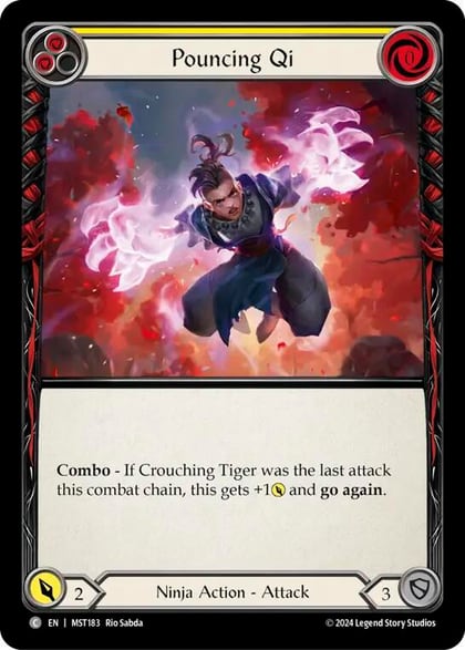 Pouncing Qi (Yellow), Part the Mistveil MST183