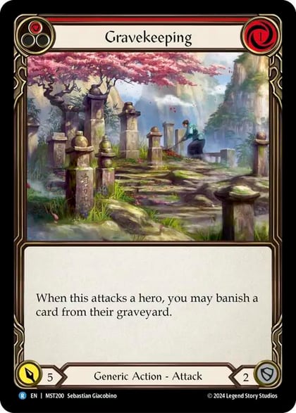 Gravekeeping (Red), Part the Mistveil MST200