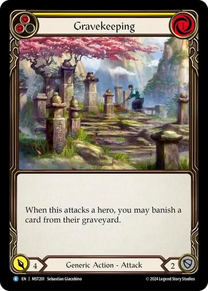 Gravekeeping (Yellow), Part the Mistveil MST201