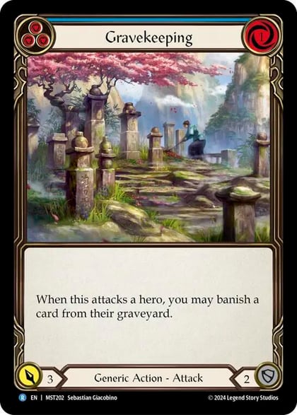 Gravekeeping (Blue), Part the Mistveil MST202