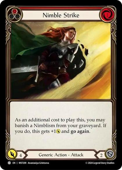 Nimble Strike (Red), Part the Mistveil MST209