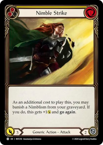 Nimble Strike (Yellow), Part the Mistveil MST210