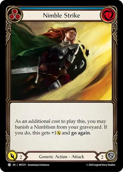 Nimble Strike (Blue), Part the Mistveil MST211
