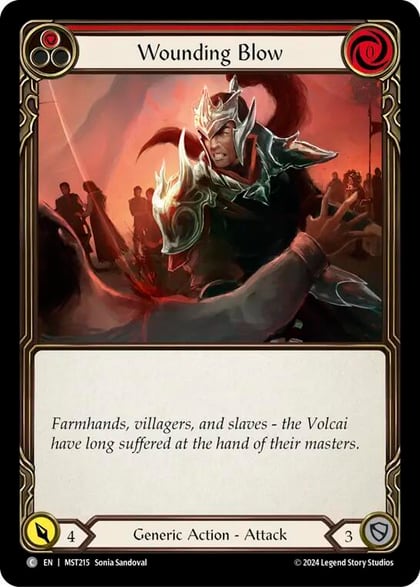 Wounding Blow (Red), Part the Mistveil MST215
