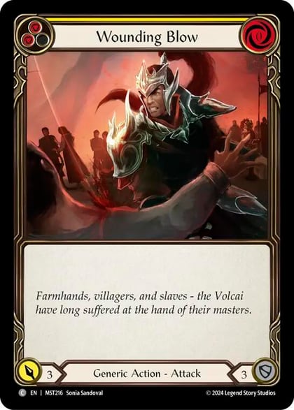Wounding Blow (Yellow), Part the Mistveil MST216
