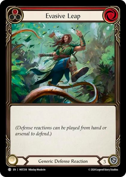 Evasive Leap (Red), Part the Mistveil MST218