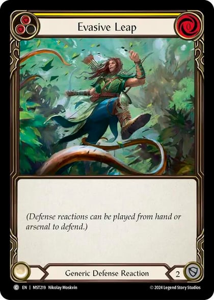Evasive Leap (Yellow), Part the Mistveil MST219