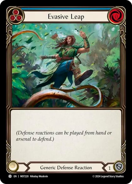 Evasive Leap (Blue), Part the Mistveil MST220