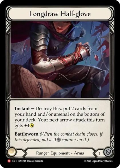 Longdraw Half-glove, Part the Mistveil MST232