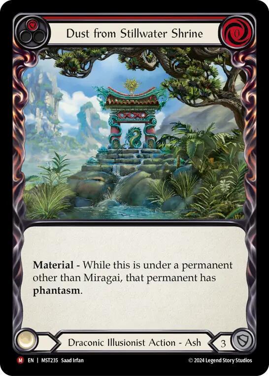 Dust from Stillwater Shrine, Part the Mistveil MST235