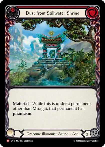Dust from Stillwater Shrine, Part the Mistveil MST235