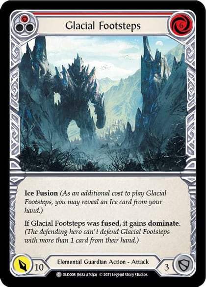 Glacial Footsteps (Red), Blitz Deck: Tales of Aria - Oldhim OLD008