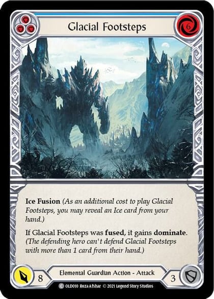 Glacial Footsteps (Blue), Blitz Deck: Tales of Aria - Oldhim OLD010