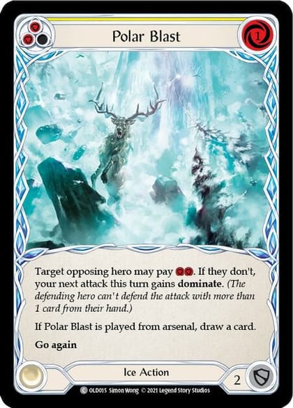 Polar Blast (Yellow), Blitz Deck: Tales of Aria - Oldhim OLD015