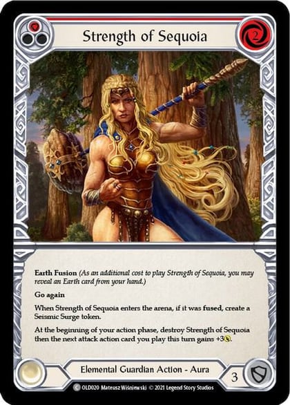 Strength of Sequoia (Red), Blitz Deck: Tales of Aria - Oldhim OLD020