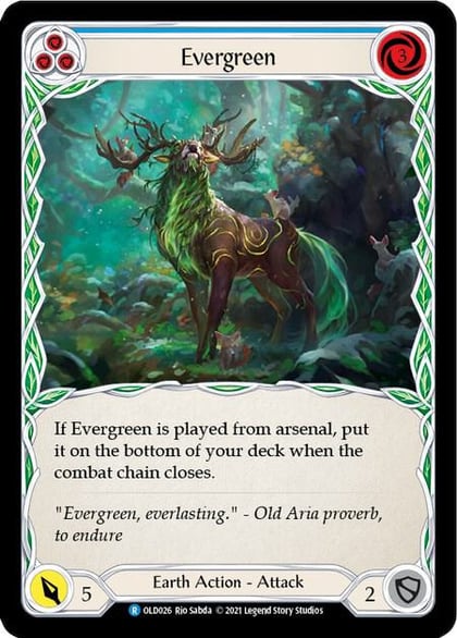 Evergreen (Blue), Blitz Deck: Tales of Aria - Oldhim OLD026
