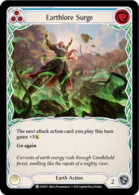 Earthlore Surge (Blue), Blitz Deck: Tales of Aria - Oldhim OLD027
