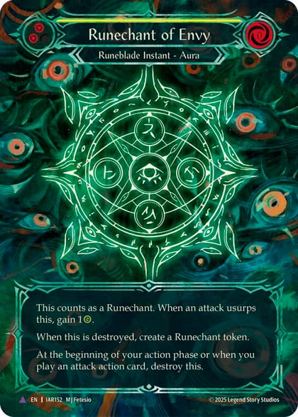 Runechant of Envy (Yellow)(Marvel), Omens of the Third Age IAR152-MV