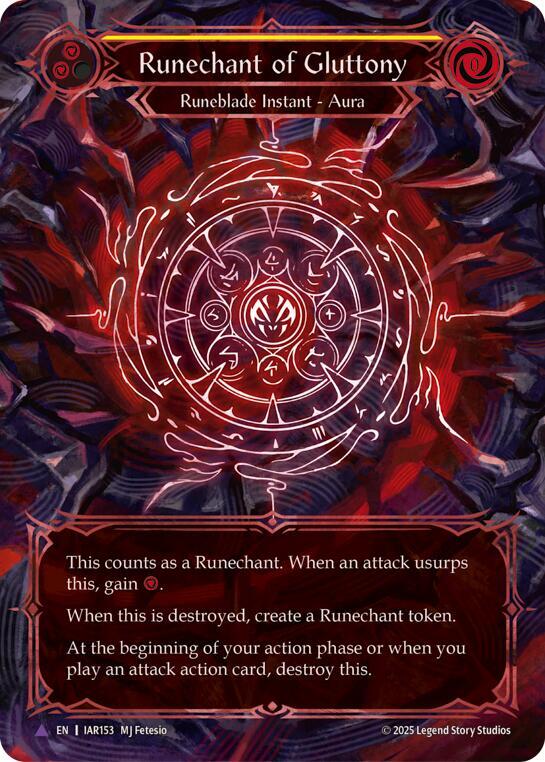 Runechant of Gluttony (Yellow)(Marvel), Omens of the Third Age IAR153-MV