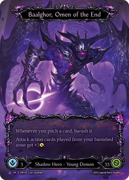 Baalghor, Omen of the End (Marvel), Omens of the Third Age IAR159-MV