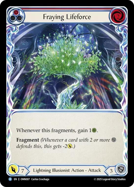 Fraying Lifeforce, Omens of the Third Age OMN007