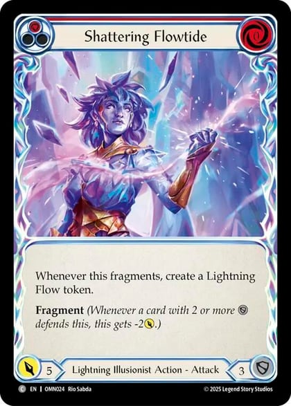 Shattering Flowtide (Red), Omens of the Third Age OMN024