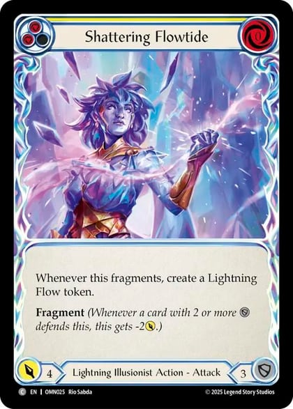 Shattering Flowtide (Yellow), Omens of the Third Age OMN025