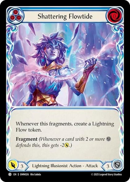 Shattering Flowtide (Blue), Omens of the Third Age OMN026