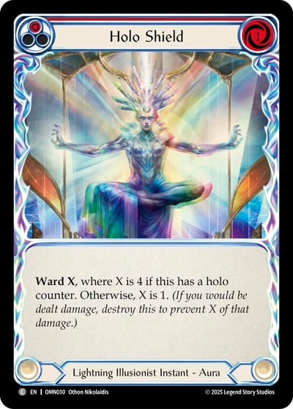 Holo Shield (Red), Omens of the Third Age OMN030