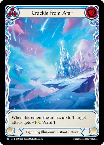Crackle From Afar (Extended Art), Omens of the Third Age OMN036