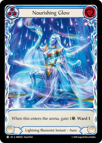 Nourishing Glow (Blue) (Extended Art), Omens of the Third Age OMN038