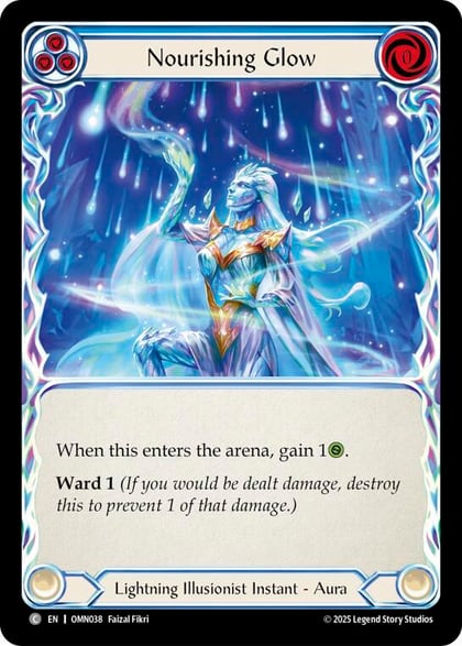 Nourishing Glow (Blue), Omens of the Third Age OMN038