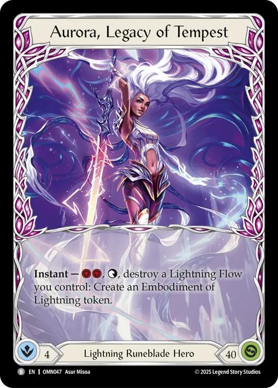 Aurora, Legacy of Tempest, Omens of the Third Age OMN047
